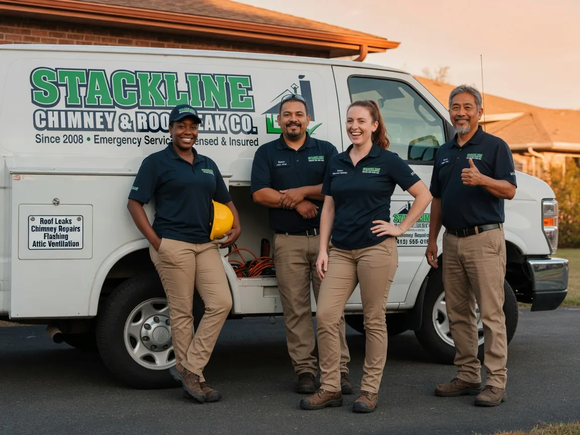 Chimney flashing repair company in Santee, CA